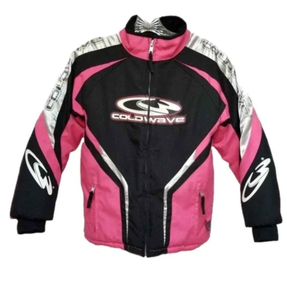 Coldwave Snowmobile Jacket Pink Black White XS